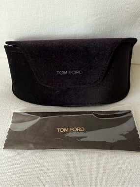 New! TOM FORD Sunglass Case With Cloth